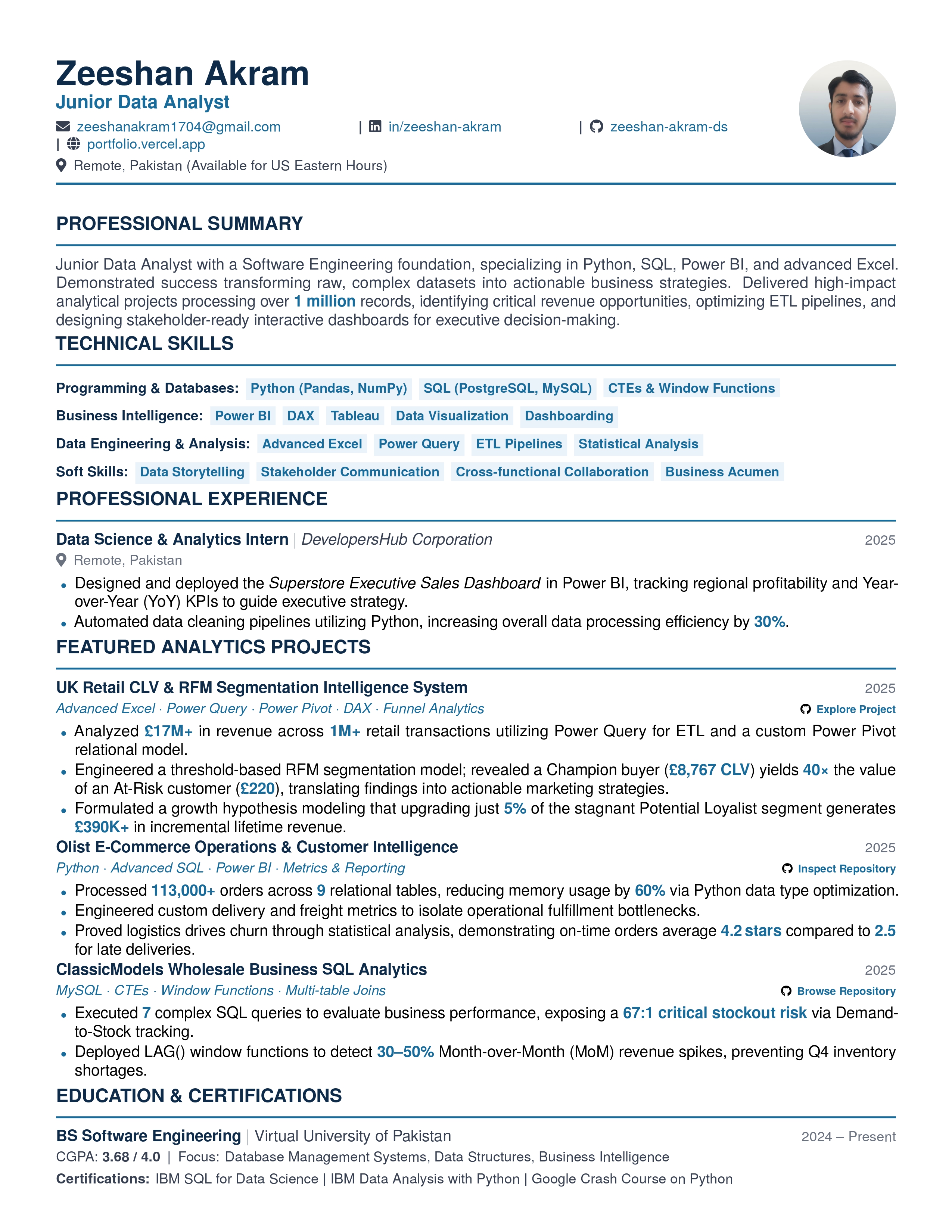 Resume Preview